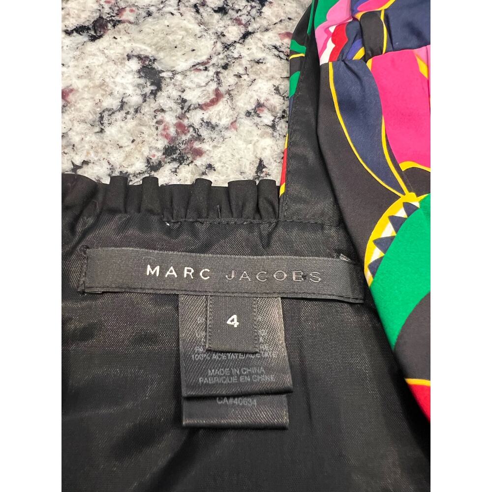 Marc Jacobs silk top size 4 back zip - Picture 4 of 7